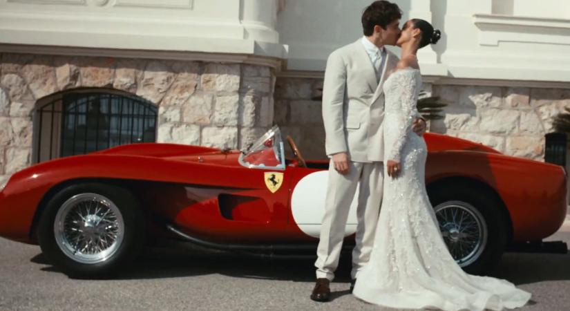 Leclerc és neje rendesen megadták a módját az esküvőnek – képek, videók