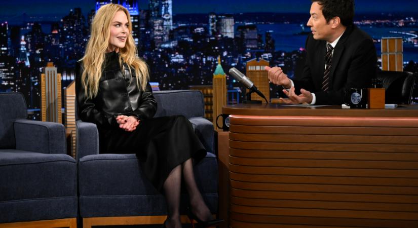 Nicole Kidman bőrdzsekijét akarja most mindenki, tavaszra is tökéletes