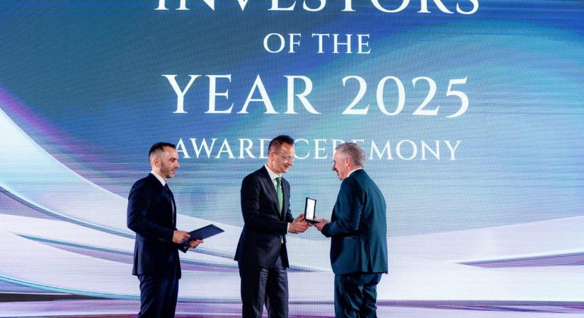 Befektetői életműdíjat kapott a győri székhelyű Dana Hungary Zrt.