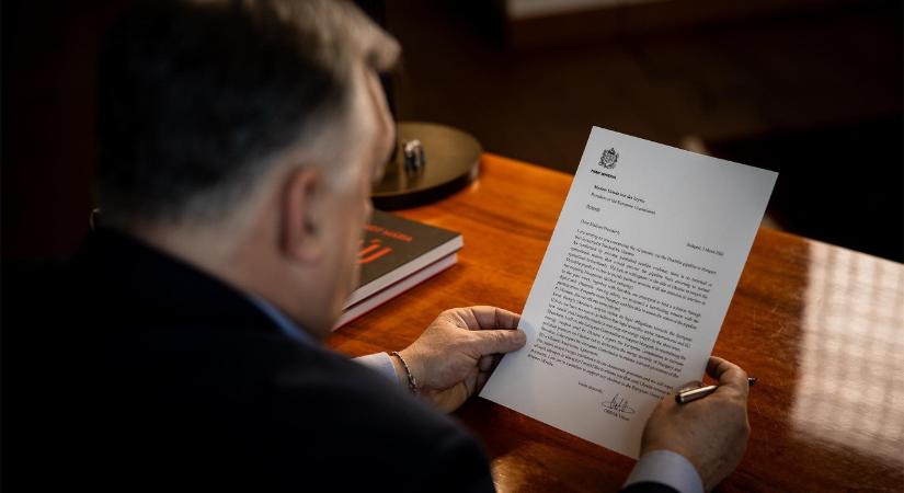 Ezt a levelet kapta Ursula von der Leyen Orbán Viktortól