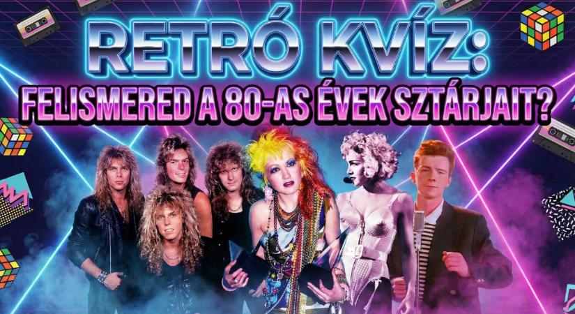 Retró kvíz: Képes vagy felismerni a 80-as évek legnagyobb sztárjait?