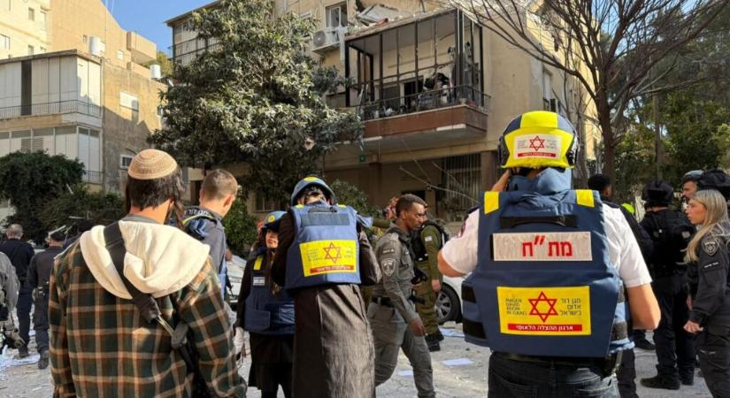 Heten sebesültek meg Izraelben Irán legutóbbi ballisztikus rakétatámadását követően