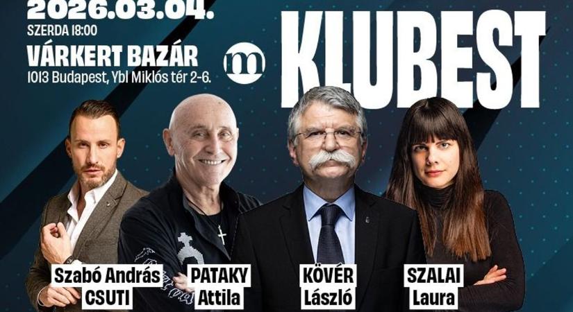 Érkezik a Mandiner Klubest: Kövér László és Pataky Attila a Várkert Bazárban!