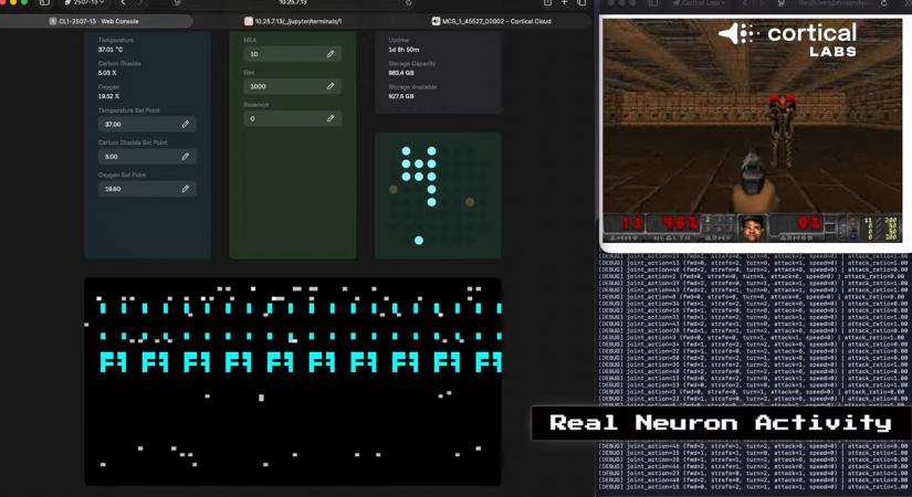 A Pong után a Doommal is megtanult játszani a laboratóriumi miniagy