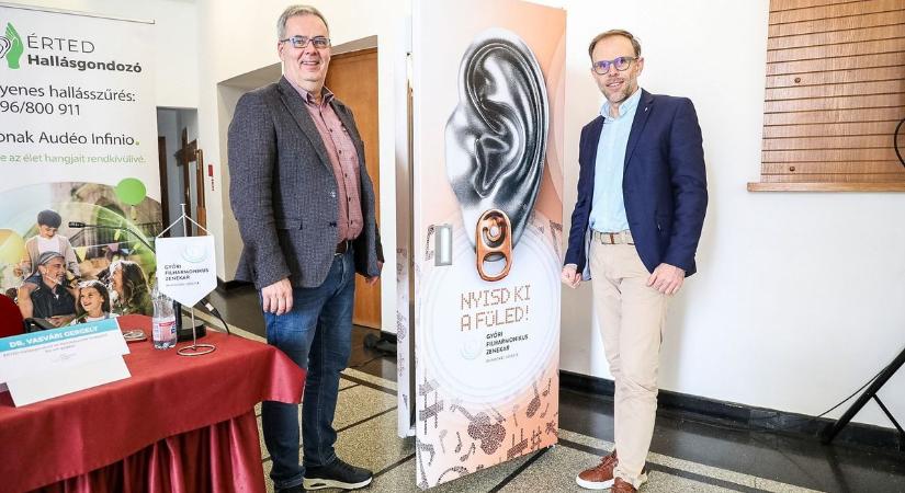 Egyedülálló kezdeményezés Győrben - Ingyenes hallásvizsgálat a győri filharmonikusoknál - Fotók, videó