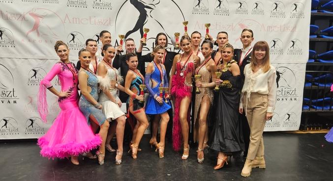 Taroltak a LORIGO TSE táncosai a Nyugat-Magyarországi Területi Bajnokságon