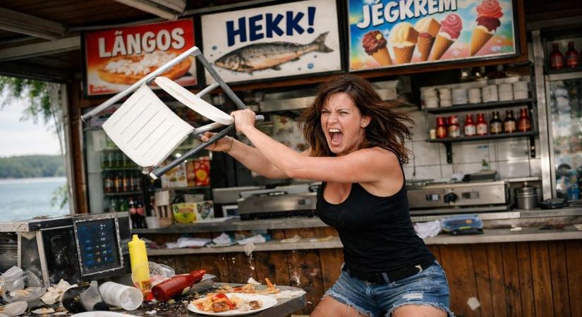 Megrongálta a balatoni büfét a nő, a bosszú vezette