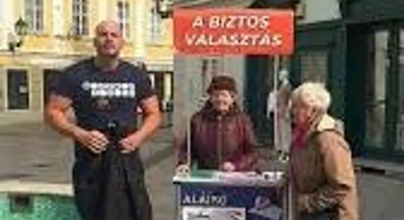 Rátámadott a Fidesz aktivistáira egy erőszakos, kigyúrt tiszás - félelmetes felvétel