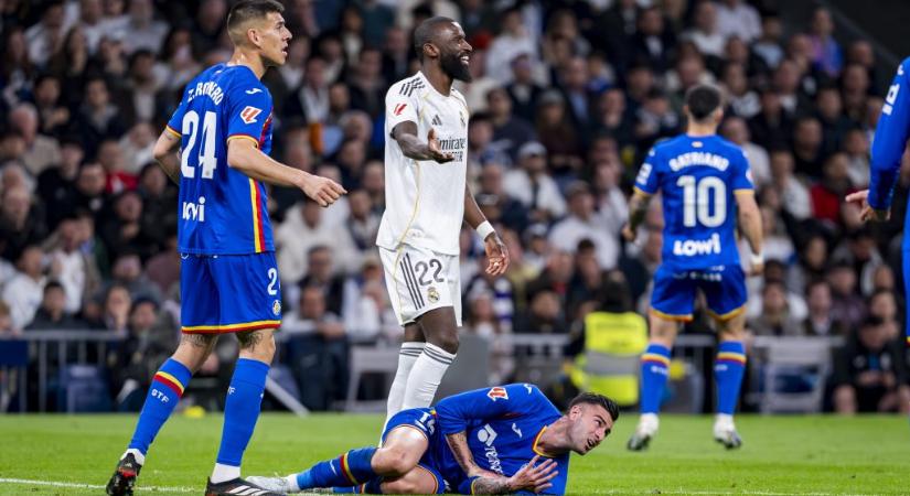 „Ha én csinálom, tíz meccsre eltiltanak” – kiakadt a Getafe játékos Antonio Rüdiger miatt