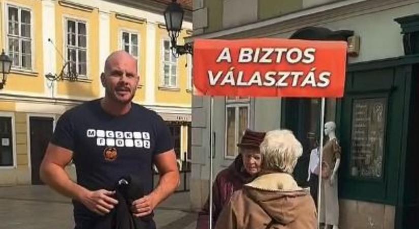 Épül a szeretetország: idős fideszes aktivistákkal ordibált a kigyúrt tiszás influenszer (VIDEÓ)