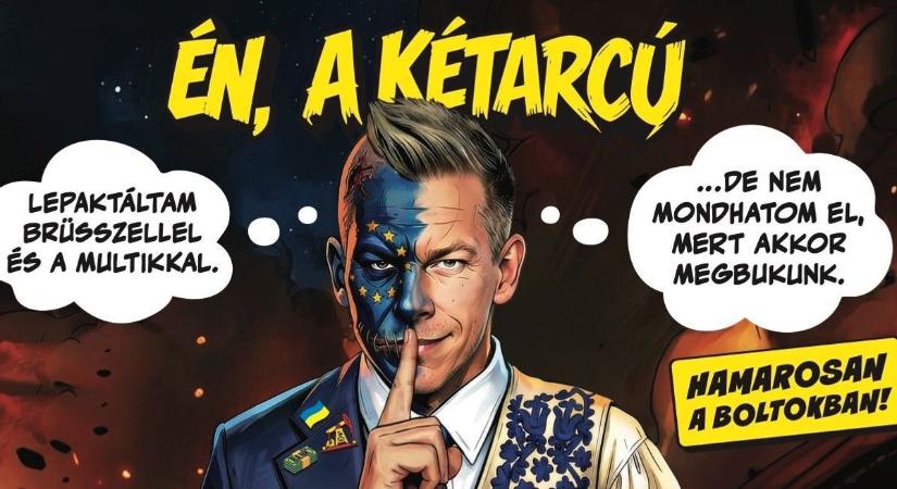 Én, a Kétarcú! – óriási siker a Magyar Péterről szóló képregény