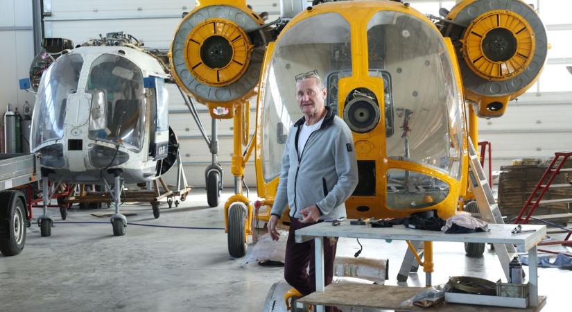 Világszínvonalú csodák a kadarkúti hangárban: így születnek újjá a többtonnás monstrumok