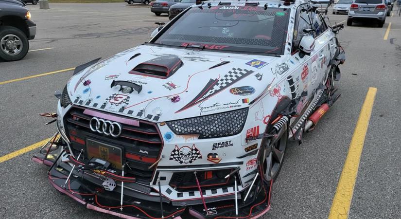 Ez a tuning Audi fogja most széttaposni a retinád