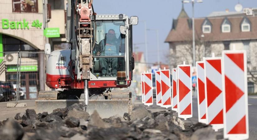 Elindult az útfejlesztés Miskolcon, szerdától komoly lezárás jön!