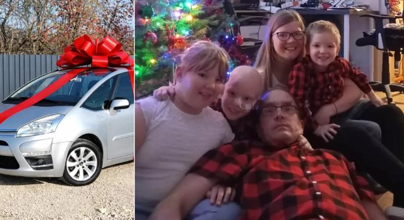 Könnyfakasztó összefogás: adományok segítették autóhoz a beteg gyerekeket nevelő Mészáros családot