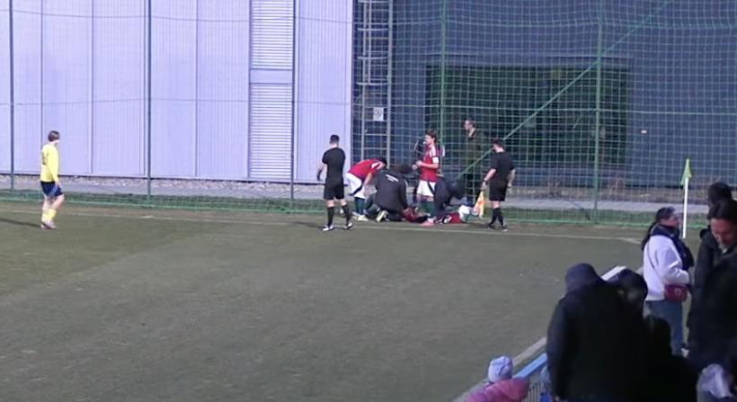 Pazar gól után drámai sérülés Telkiben - videó