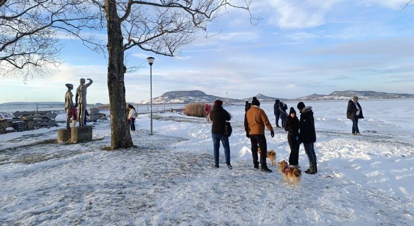 Nagyot ment a Balaton januárban