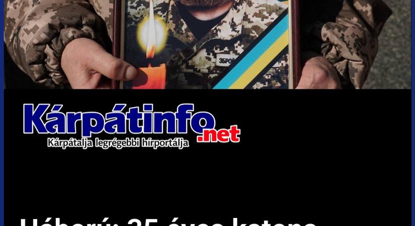 Háború: 35 éves katona temetésére került sor Ungváron