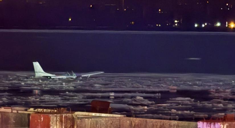 A jeges Hudson folyón hajtott végre kényszerleszállást egy kisrepülő