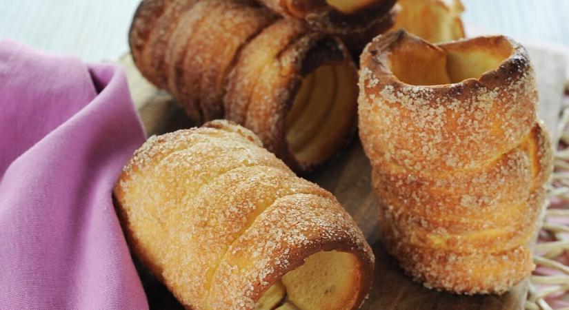 Fahéjas mini kürtőskalács