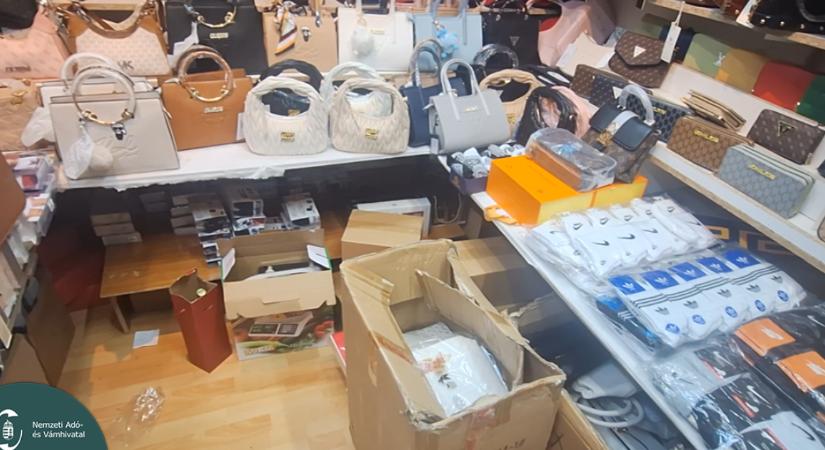 A Golgota úti piacon márkás termékeket hamisító gyárat találtak