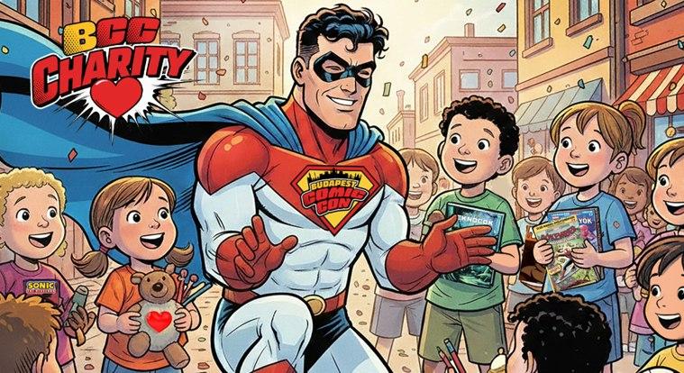 A Budapest Comic Con nem csak a filmek, képregények, hanem a jótékonyság rendezvénye is lesz