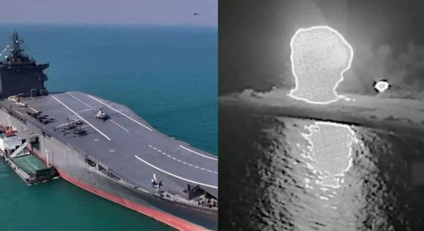 Megsemmisítették az amerikaiak az iráni terrorállam drónanyahajóját és vele együtt a teljes iszlamista hadiflottát