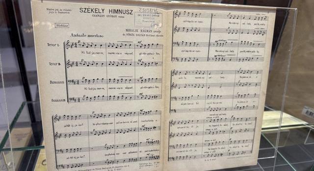 Kiállítás nyílt a Székely himnusz évszázados történetéről