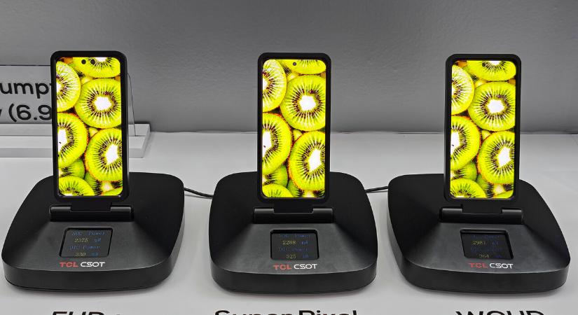 MWC 2026: Szuperpixelekkel takarékoskodik a TLC CSOT