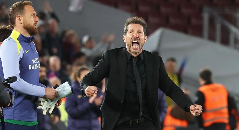 „Remélem a BL-negyeddöntőben is találkozunk” – Diego Simeone a Barcelona elleni háromgólos vereség után