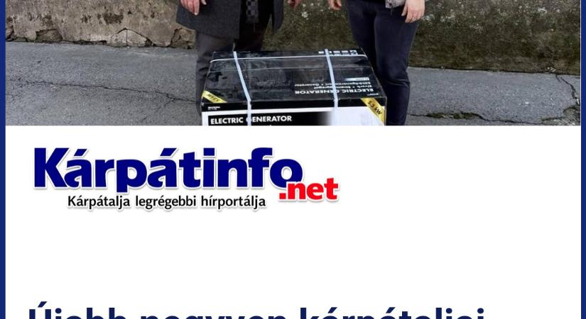 Újabb negyven kárpátaljai magyar nagycsalád részesült adományban