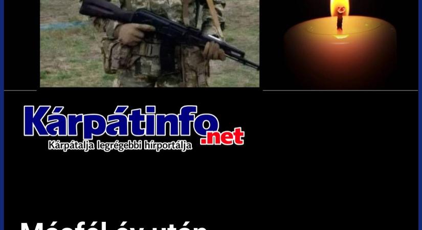 Másfél év után megerősítették: elesett a 25 éves kárpátaljai katona