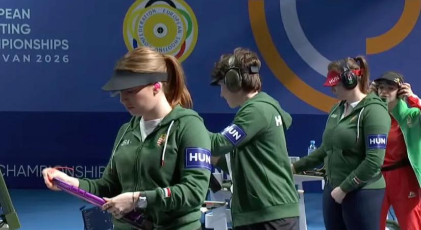 Győzött a magyar női pisztolyos csapat a trióban, Major ötödik aranyát nyerte a légfegyveres Eb-n