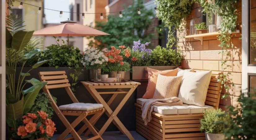 Kicsi az erkélyed? Így lesz belőle a nyár kedvence