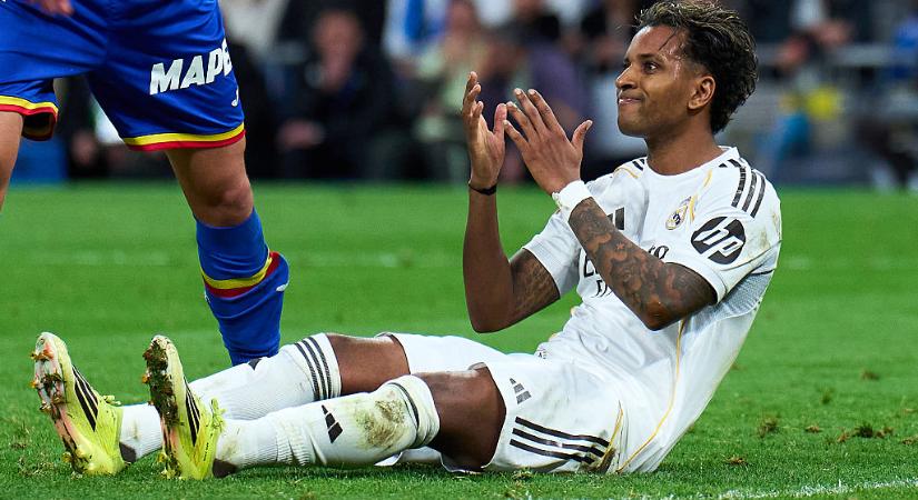Real Madrid: Rodrygo 2023 óta részleges keresztszalag-szakadással játszott