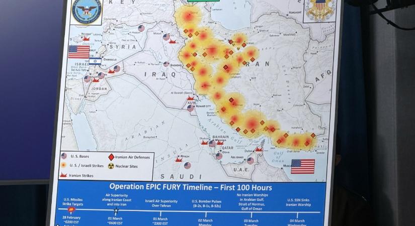 Pete Hegseth: újabb amerikai bombázók és vadászgépek érkeznek Irán térségébe