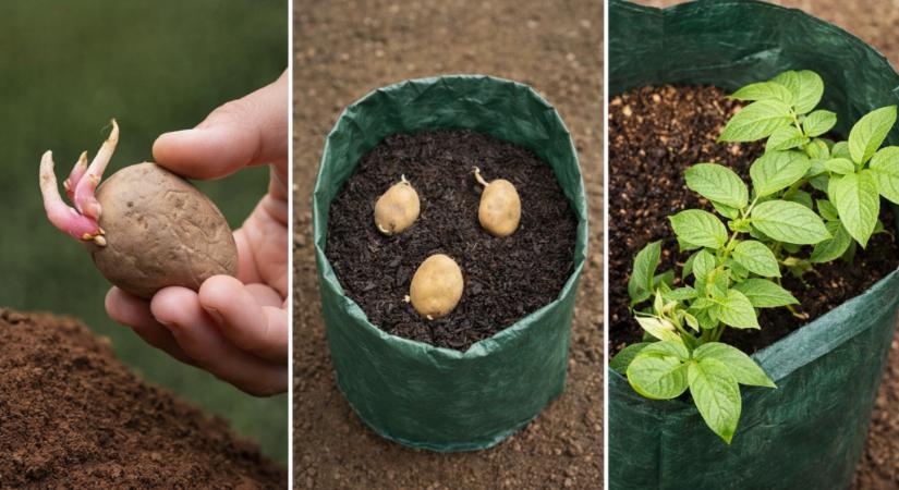 Burgonya termesztés otthon: így termessz végtelen mennyiségű burgonyát