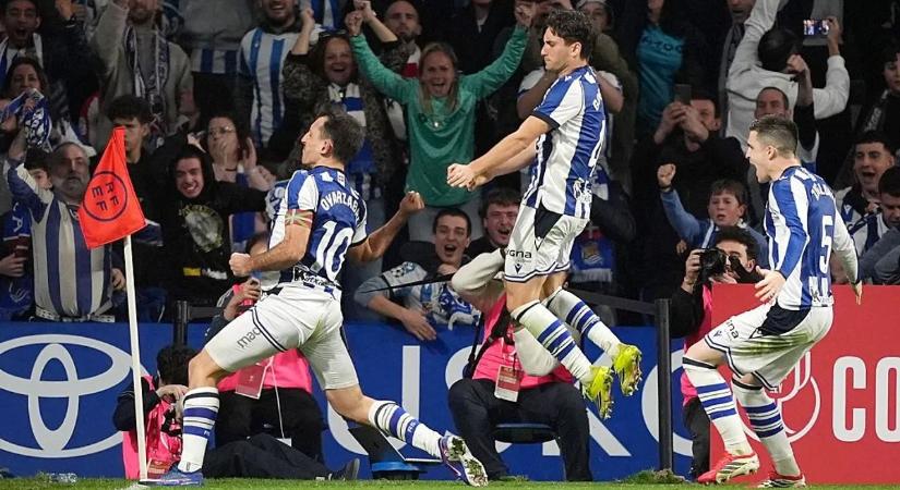Oyarzabal büntetője döntött, a Real Sociedad lesz az Atlético ellenfele a Király-kupa döntőjében