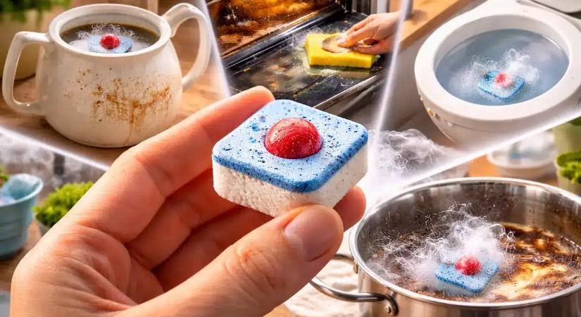 A mosogatógép-tabletta nemcsak mosogatásra való: íme 7 új ötlet