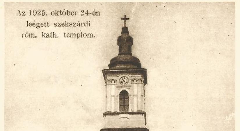 Gyerekcsínyből lett tűzvész – így égett le a Béla téri templom tornya Szekszárdon