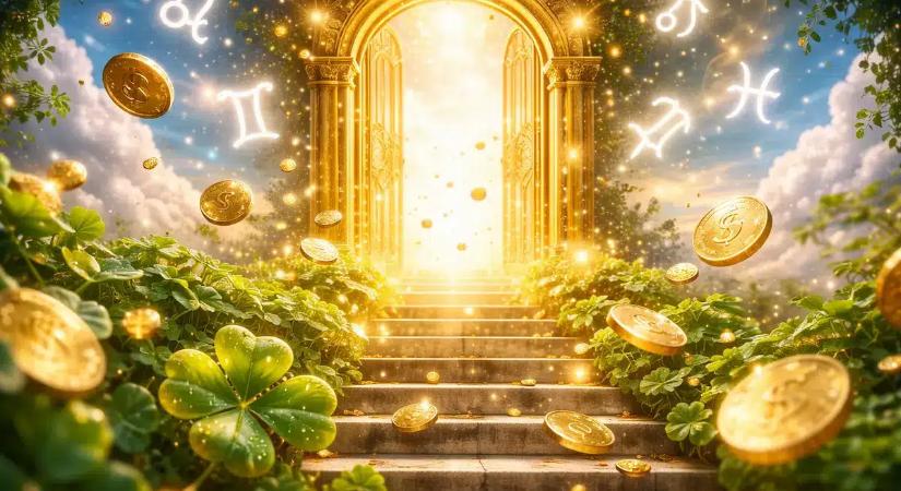 Megnyílik a szerencsekapu: 4 csillagjegy számára végtelen szerencse áramlik