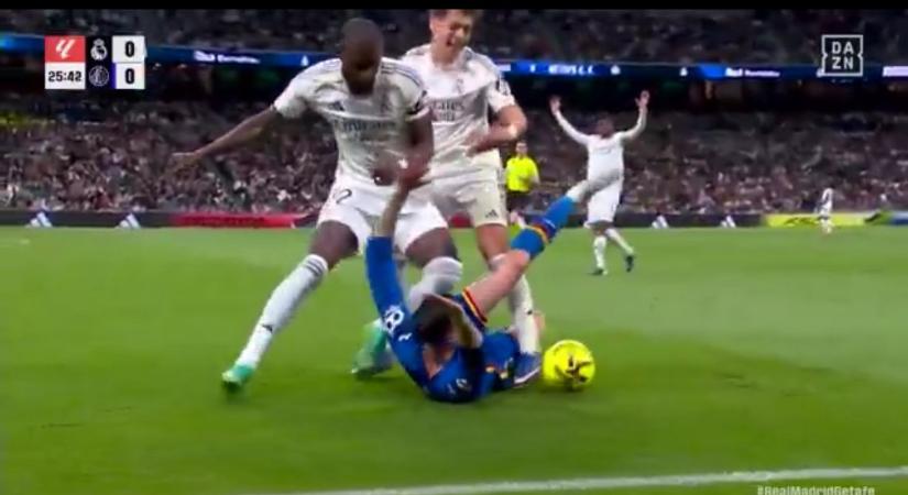 A Rüdiger által fejen térdelt Getafe-játékos: Meg is ölhetett volna, fordított helyzetben tíz meccsre eltiltottak volna