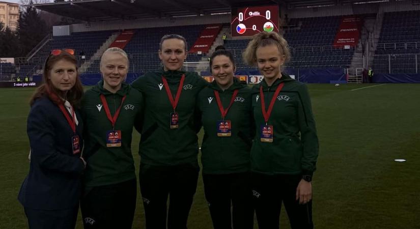 Szabó Laura Emerencia bemutatkozott nemzetközi mérkőzésen