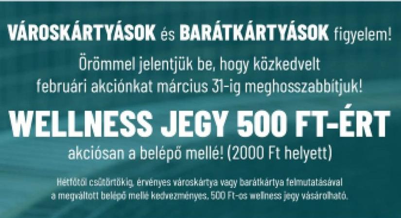 Márciusi wellness akciók a Sárkányban
