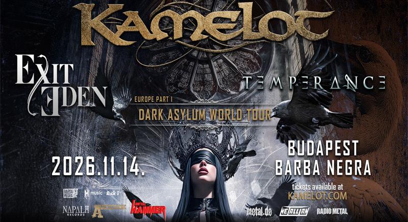 KAMELOT: jön a Dark Asylum World Tour!