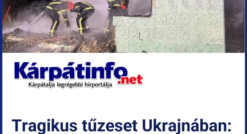 Tragikus tűzeset Ukrajnában: három kisgyermek és édesanyjuk halt meg a lángokban