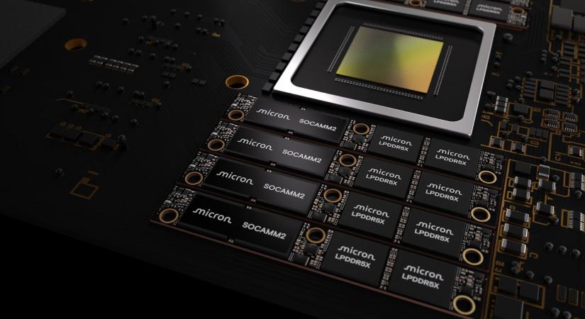 A Micron elkészítette az iparág első 256 GB-os SOCAMM2 memóriamoduljait
