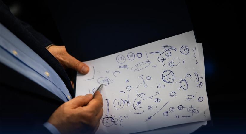 Itt az újabb rajz: Orbán büszkén megosztotta, miket firkált az ATV interjú alatt