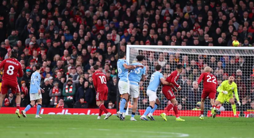 Szoboszlaié lehet február legszebb gólja a Premier League hivatalos honlapján is