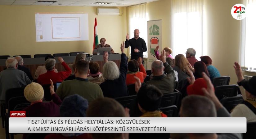 Tisztújítás és példás helytállás: közgyűlések a KMKSZ Ungvári Járási Középszintű Szervezetében (videó)